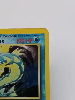 Gyarados 7/130 Base Set 2 Rare Holo Pokemon Card 2000 Vintage WOTC MP - Image 5
