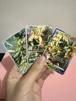 Treecko Grovyle Mega Sceptile Ex Pokemon Pocket Card TCG DISPLAY Bundle Of 3 - Image 1