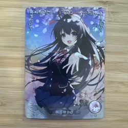 Tohka Yatogami Goddess Story Anime Waifu SR Trading Card Holo Foil - Image 1