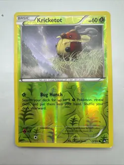 5/122 Kricketot Common Reverse Holo: XY-09 Break Point Pokemon Trading Card Game - Image 1