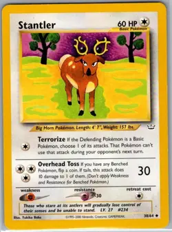 Stantler 38/64 Non Holo Neo Revelation - Pokemon Card - NM - Image 1