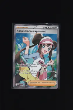 Rosa's Encouragement 114/088 ME Perfect Order Trainer Pokemon TCG Card NM - Image 1