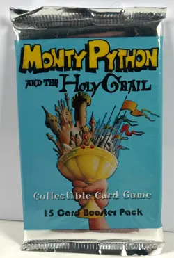 Vtg 1996 Monty Python And The Holy Grail Booster Pack Collectible Card Game CCG - Image 1