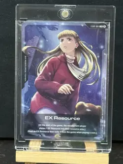SHIP TODAY SDCC 2025 Comic Con Gundam TCG Relena EX Resource EXRP-001 Card Promo - Image 3