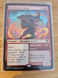 MTG Maelstrom Artisan Rocket Volley 0122 Secrets of Strixhaven M/NM Free UK P&P - Image 1