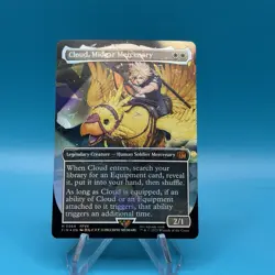 Cloud, Midgar Mercenary (Borderless) (Chocobo Track Foil) Final Fantasy Foil - Image 1