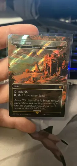 Weathertop - Deserted Temple (Borderless) (Surge Foil) Commander: LOTR MTG - Image 1