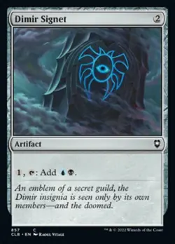 MTG Baldur's Gate C Dimir Signet #857 - Image 1