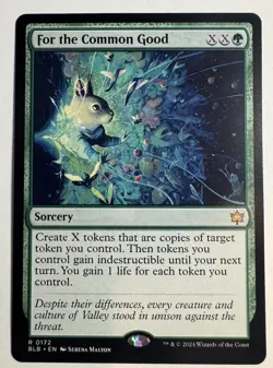 For the Common Good 172 Rare Bloomburrow Magic: The Gathering Near Mint - Image 1