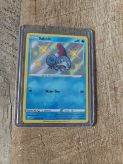 Pokemon TCG Sobble Shining Fates Holo Card SV025/SV122 - Image 1