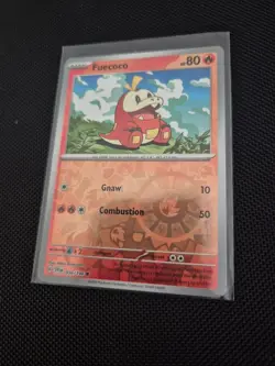 Fuecoco SV1EN Scarlet & Violet 036/198 Reverse Holo Pokemon - Image 1