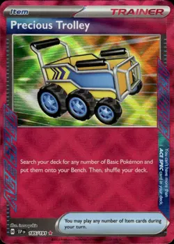 Precious Trolley 185/191 ACE SPEC Rare Surging Sparks Pokemon Holo Near Mint - Image 1