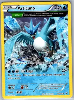 Articuno (Delta) 17/108 Non Holo XY - Roaring Skies - Pokemon Card - NM - Image 1