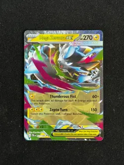 Mega Zeraora EX 027/084 Pitch Black Holo Pokemon TCG NM - Image 1
