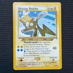 Shining Raichu 111/105 Neo Destiny English Vintage Pokemon - Image 1