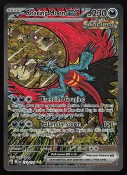 Roaring Moon ex 162/131 Special Illustration Rare Prismatic Evolution English NM - Image 1