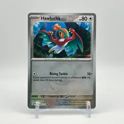 Pokemon: Prismatic Evolutions: Hawlucha 089/131 Pokeball Holo NM - Image 1