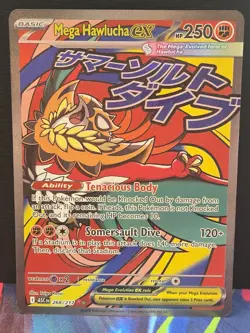 Mega Hawlucha ex 268/217 Mega Attack Rare Ascended Heroes Pokemon Holo NM/M - Image 1