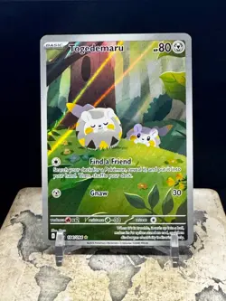 Togedemaru 104/094 Illustration Rare Phantasmal Flames Pokemon TCG NM - Image 1