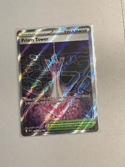 Prism Tower 111/086 Ultra Rare Chaos Rising Pokemon Holo Near Mint - Image 1