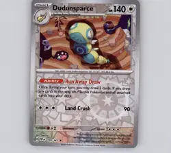 Dudunsparce 129/162 Reverse Holo R Temporal Forces NM Pokemon - Image 1