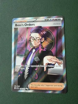 Boss's Orders [Corbeau] 256/217 Ultra Rare Ascended Heroes Pokemon Holo Mint - Image 1
