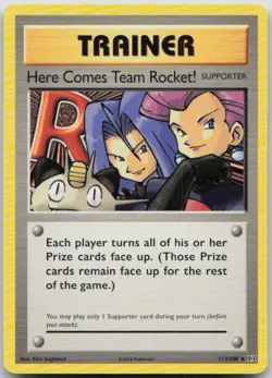 Here Comes Team Rocket! 113/108 Evolutions Secret Rare Pokemon MP - Image 1