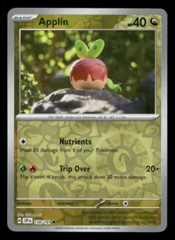 Applin 138/191 Surging Sparks Reverse Holo NM/M Pokemon - Image 1