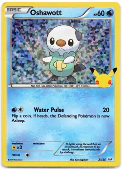 Oshawott 021/025 Holo McDonald's 25th Anniversary Promos MP - Image 1