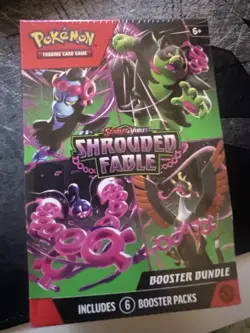 Pokemon TCG: Scarlet & Violet - Shrouded Fable Booster Bundle 6 packs SEALED NEW - Image 1