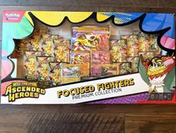 Pokemon TCG Ascended Heroes Focused Fighters Premium Collection (14 packs) - Image 1