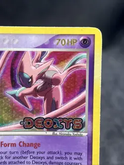Pokemon Deoxys (Attack Forme) 17/107 Deoxys Set Rare Reverse Holo - Image 2