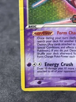 Pokemon Deoxys (Attack Forme) 17/107 Deoxys Set Rare Reverse Holo - Image 4