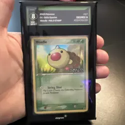 Pokemon Weedle EX Delta Species Reverse Holo #87 Graded Degree 8 - Image 1