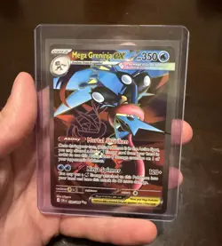 Pokemon TCG Mega Greninja EX 100/086 Holo Ultra Rare Chaos Rising English - Image 1