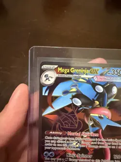 Pokemon TCG Mega Greninja EX 100/086 Holo Ultra Rare Chaos Rising English - Image 2