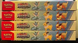 Pokemon TCG Scarlet & Violet Prismatic Evolutions Poster Collection Box Lot of 4 - Image 1