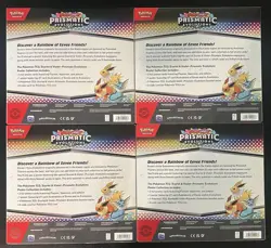 Pokemon TCG Scarlet & Violet Prismatic Evolutions Poster Collection Box Lot of 4 - Image 3