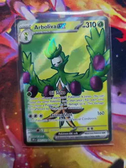 ARBOLIVA EX 207/182 Ultra Rare Destined Rivals Pokemon Holo Near Mint - Image 1