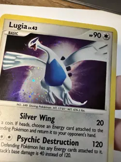 Pokemon Lugia TCG Holo Rare Card 14/132 Secret Wonders 2007 - Image 4