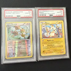 Pokemon TCG Holo/Reverse Lot Dodrio #56 Minun #48 - Image 1