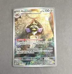 Pokemon TCG Aegislash 210/182 SV04 Paradox Rift Illus Rare Holo 150HP - Image 1