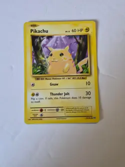 Pikachu 35/108 Common Evolutions Pokemon Lightly Played - Image 1