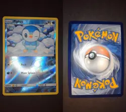 Piplup 32/156 Common Ultra Prism Pokemon Reverse Holo Near Mint - Image 1