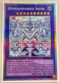 YuGiOh! Hyperinvoked Aeon (Starlight Rare) CORI-EN033 1st Edition NM - Image 1