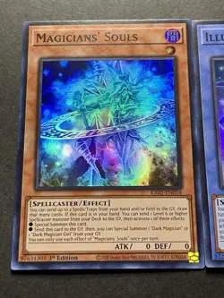 2x Magicians' Souls + ILLusion Of Chaos | Super Rares | NM | 1st Ed | YuGiOh! - Image 4
