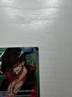 One Piece OP14 The Azure Sea’s Seven - Dracule Mihawk OP14-020 Leader Alt Art - Image 4