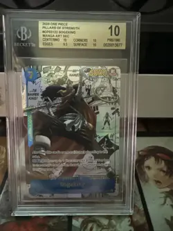 2023 One Piece Pillars of Strength Holo Foil Card OP03-122 by Sogeking BGS 10 - Image 1