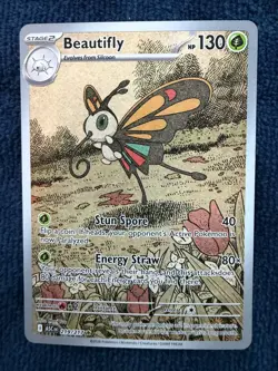 Pokemon TCG: Beautifly 219/217 Ascended Heroes Near Mint PACK FRESH! - Image 1