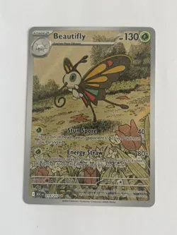 Pokemon TCG Beautifly 219/217 Illustration Rare Ascended Heroes NM - Image 1